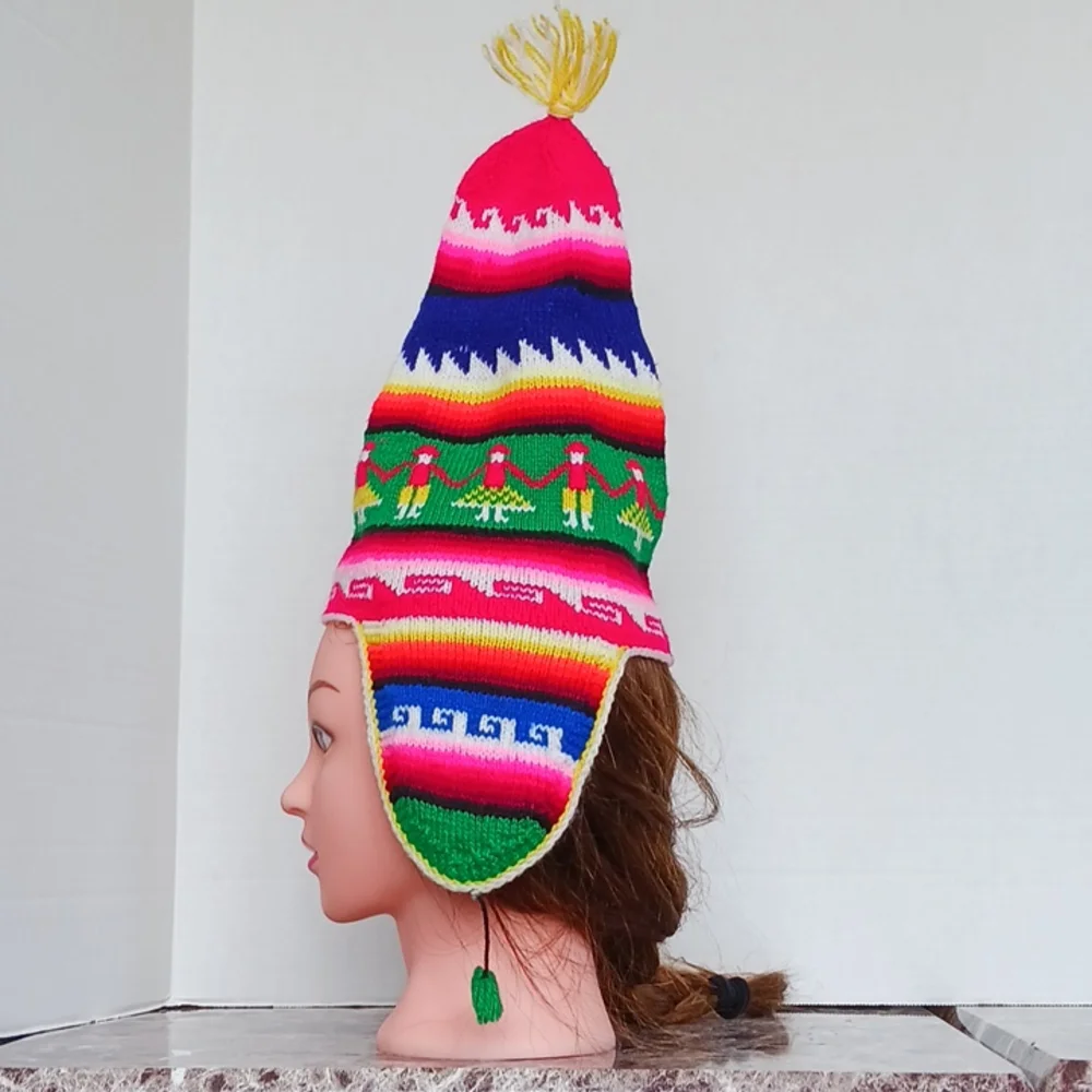 Peruvian Chulla Winter hat - Picture 4 of 9